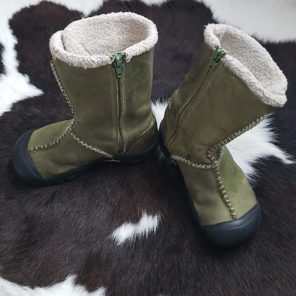 Keen Kids Winter Leather Boots